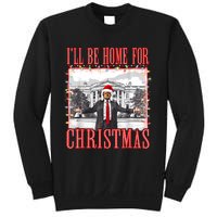 ILl Be Home For Christmas Santa Funny Trump Xmas Pajamas Sweatshirt