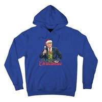 ILl Be Home For Christmas Santa Funny Trump Xmas Pajamas Funny Gift Hoodie