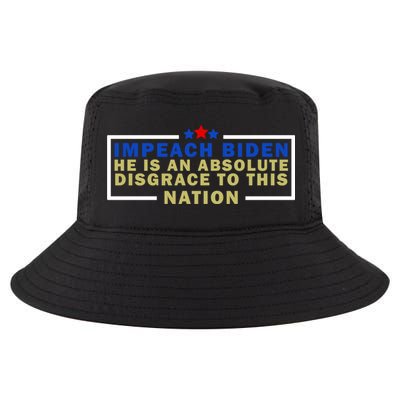 Impeach Biden He Is An Absolute Disgrace To This Nation Cool Comfort Performance Bucket Hat