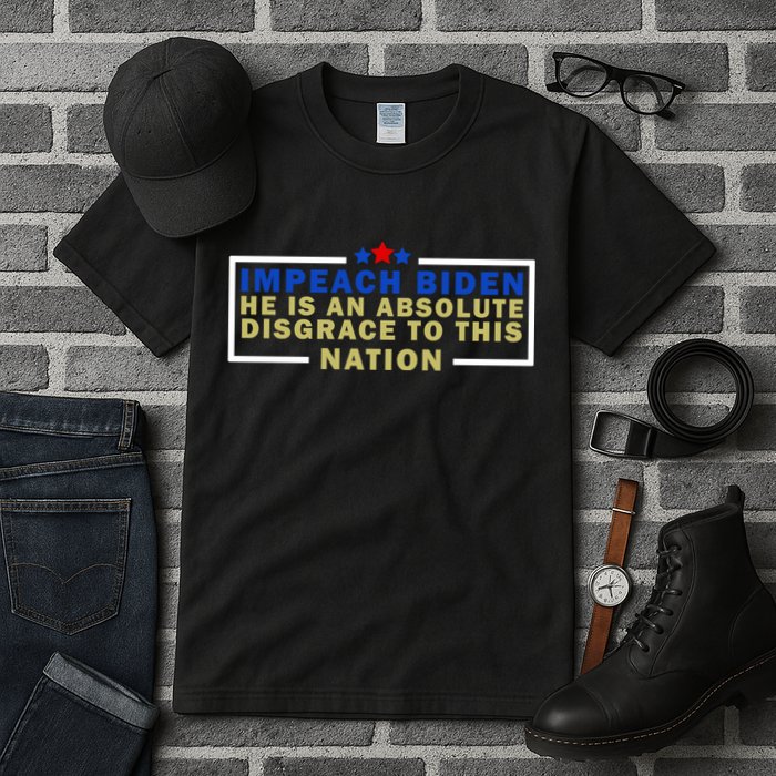 Impeach Biden He Is An Absolute Disgrace To This Nation Tall T-Shirt