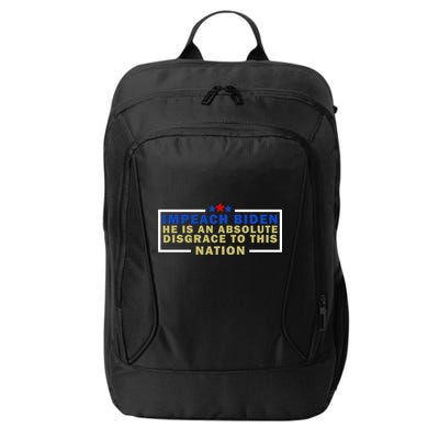 Impeach Biden He Is An Absolute Disgrace To This Nation City Backpack