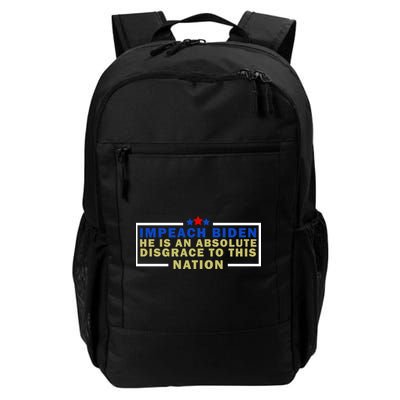 Impeach Biden He Is An Absolute Disgrace To This Nation Backpack