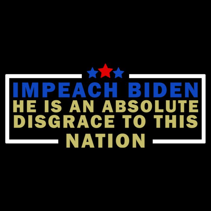 Impeach Biden He Is An Absolute Disgrace To This Nation 16 in Basic Backpack