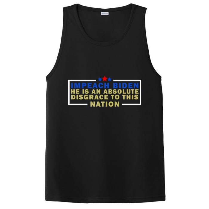 Impeach Biden He Is An Absolute Disgrace To This Nation PosiCharge Competitor Tank