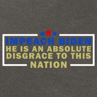Impeach Biden He Is An Absolute Disgrace To This Nation Cotton Canvas Backpack