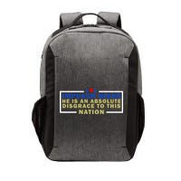 Impeach Biden He Is An Absolute Disgrace To This Nation Vector Backpack
