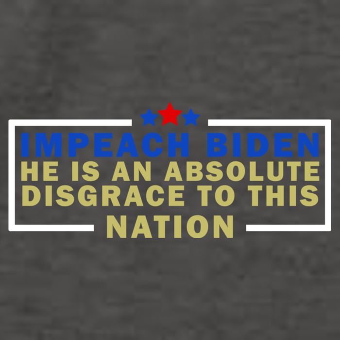 Impeach Biden He Is An Absolute Disgrace To This Nation Vector Backpack