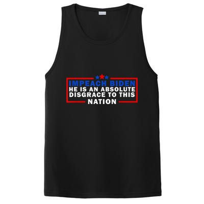Impeach Biden He Is An Absolute Disgrace To This Nation PosiCharge Competitor Tank