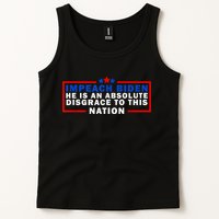 Impeach Biden He Is An Absolute Disgrace To This Nation Tank Top