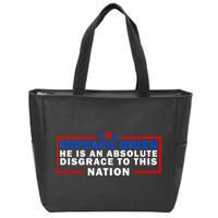 Impeach Biden He Is An Absolute Disgrace To This Nation Zip Tote Bag