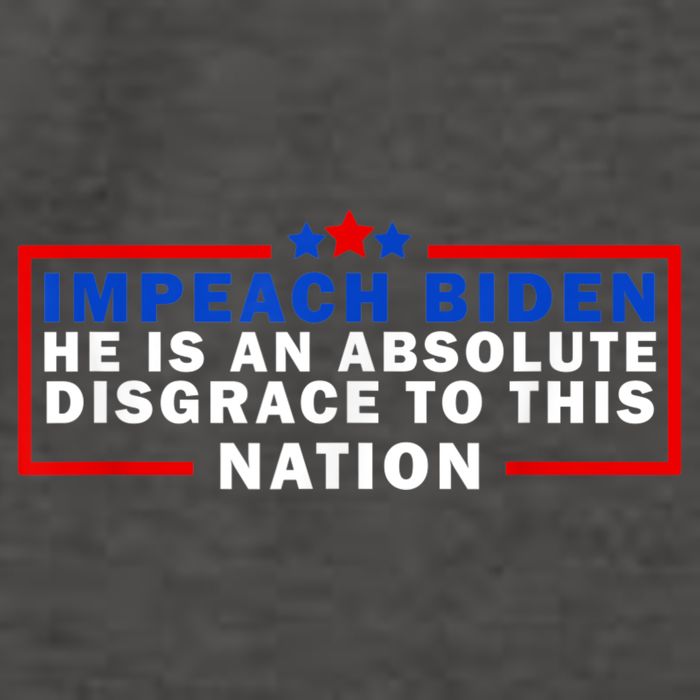 Impeach Biden He Is An Absolute Disgrace To This Nation Vector Backpack