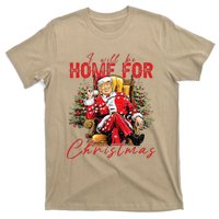 ILl Be Home For Christmas Funny Santa Trump Xmas Pajamas T-Shirt