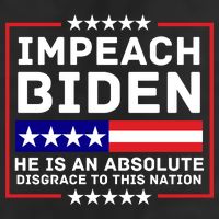 Impeach Biden He Is An Absolute Disgrace To This Nation 25L Jumbo Tote