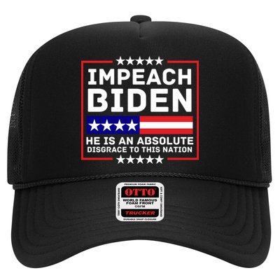 Impeach Biden He Is An Absolute Disgrace To This Nation Trucker Hat