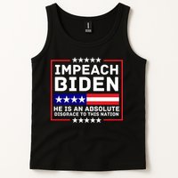Impeach Biden He Is An Absolute Disgrace To This Nation Tank Top