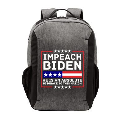 Impeach Biden He Is An Absolute Disgrace To This Nation Vector Backpack