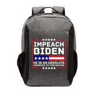Impeach Biden He Is An Absolute Disgrace To This Nation Vector Backpack