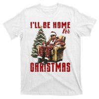 ILl Be Home For Christmas Holiday Xmas Donald Trump T-Shirt