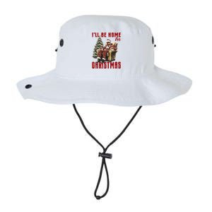 ILl Be Home For Christmas Holiday Xmas Donald Trump Legacy Cool Fit Booney Bucket Hat