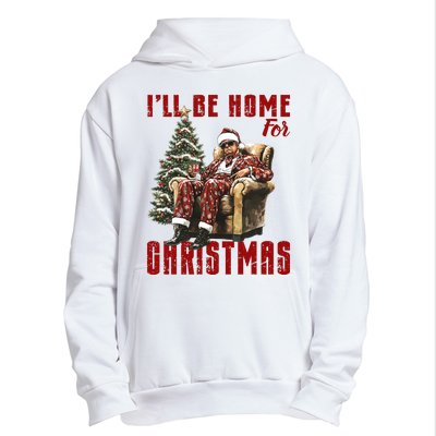 ILl Be Home For Christmas Holiday Xmas Donald Trump Urban Pullover Hoodie