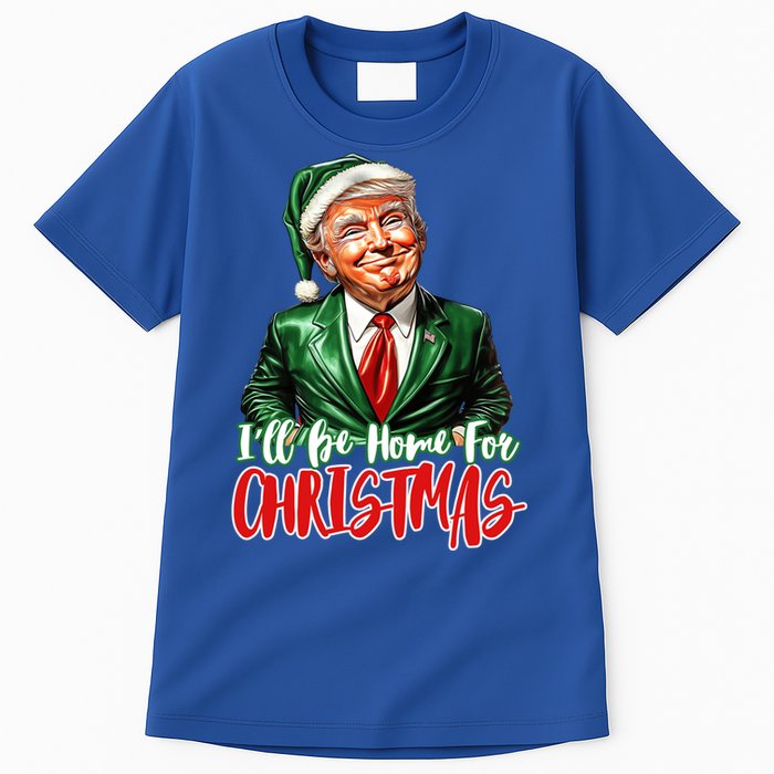 ILl Be Home For Christmas Xmas Trump Pajamas Holiday Santa Gift Tall T-Shirt