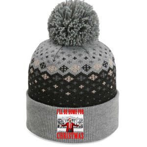 Ill Be Home For Christmas Funny Donald Trump The Baniff Cuffed Pom Beanie