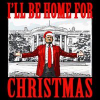 Ill Be Home For Christmas Funny Donald Trump Impact Tech Backpack