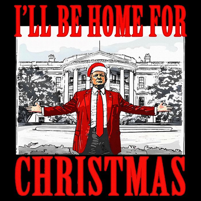 Ill Be Home For Christmas Funny Donald Trump Impact Tech Backpack