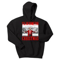 Ill Be Home For Christmas Funny Donald Trump Kids Hoodie