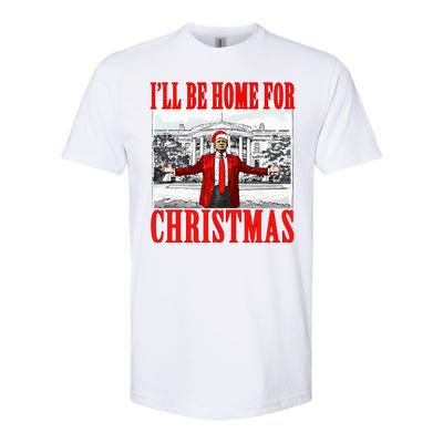 Ill Be Home For Christmas Funny Donald Trump Softstyle® CVC T-Shirt