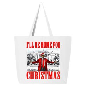 Ill Be Home For Christmas Funny Donald Trump 25L Jumbo Tote