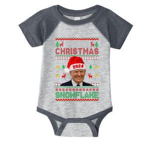 I’Ll Be Home For Christmas Trump 2024 DaddyS Home Trump 47 Infant Baby Jersey Bodysuit