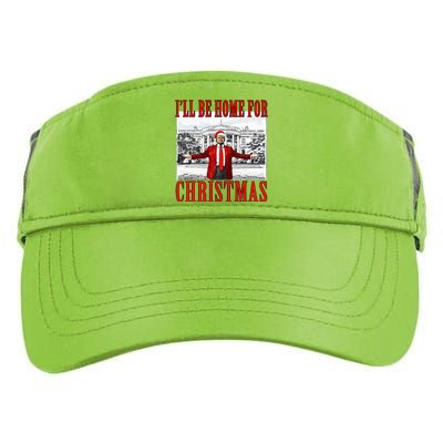 Ill Be Home For Christmas Donald Trump 2024 Election Adult Drive Performance Visor