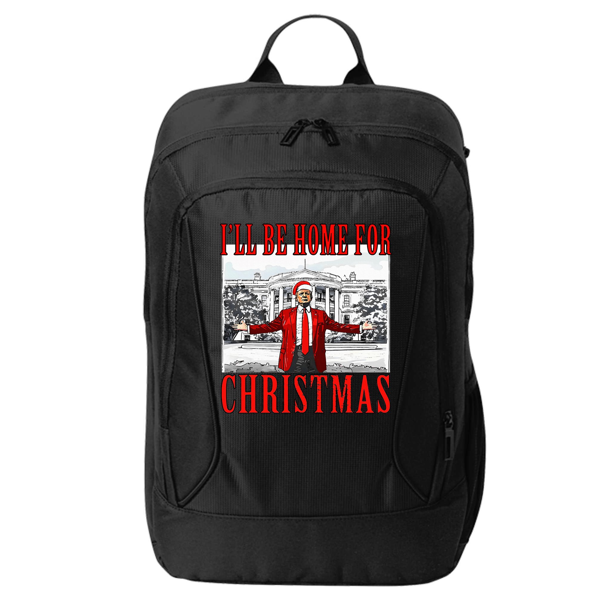 Ill Be Home For Christmas Donald Trump 2024 Election City Backpack