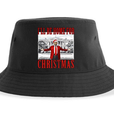 Ill Be Home For Christmas Donald Trump 2024 Election Sustainable Bucket Hat