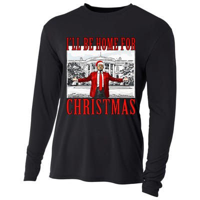 Ill Be Home For Christmas Donald Trump 2024 Election Cooling Performance Long Sleeve Crew