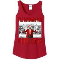 Ill Be Home For Christmas Donald Trump 2024 Election Ladies Essential Tank