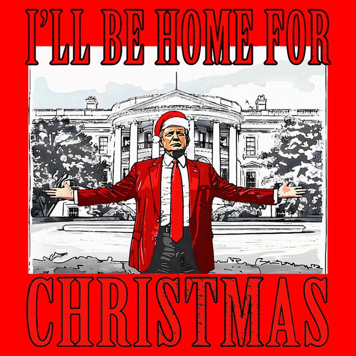 Ill Be Home For Christmas Donald Trump 2024 Election Womens Tank Top