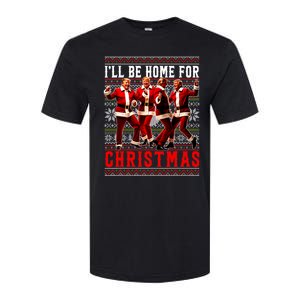 ILl Be Home For Christmas Santa Trump Ugly Christmas Sweate Softstyle CVC T-Shirt