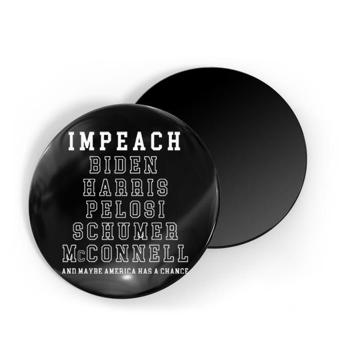 Impeach Biden Harris Pelosi Schumer Mcconnell Political Magnet