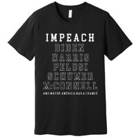 Impeach Biden Harris Pelosi Schumer Mcconnell Political Premium T-Shirt