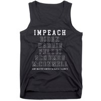 Impeach Biden Harris Pelosi Schumer Mcconnell Political Tank Top