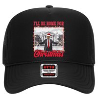 Ill Be Home For Christmas Santa Funny Trump Trucker Hat