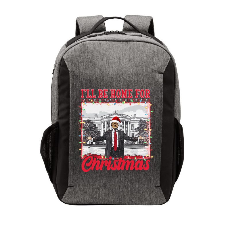 Ill Be Home For Christmas Santa Funny Trump Vector Backpack
