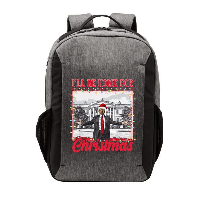Ill Be Home For Christmas Santa Funny Trump Vector Backpack