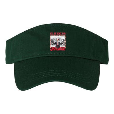 Ill Be Home For Christmas Santa Funny Trump Visor