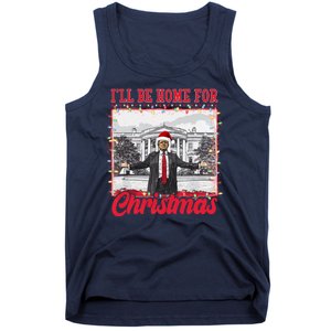 Ill Be Home For Christmas Santa Funny Trump Tank Top