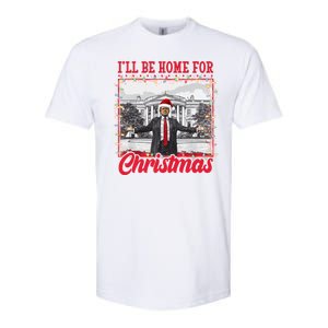 Ill Be Home For Christmas Santa Funny Trump Softstyle CVC T-Shirt