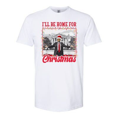 Ill Be Home For Christmas Santa Funny Trump Softstyle CVC T-Shirt