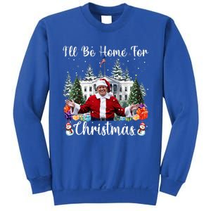 ILl Be Home For Christmas Funny Santa Claus Sweatshirt